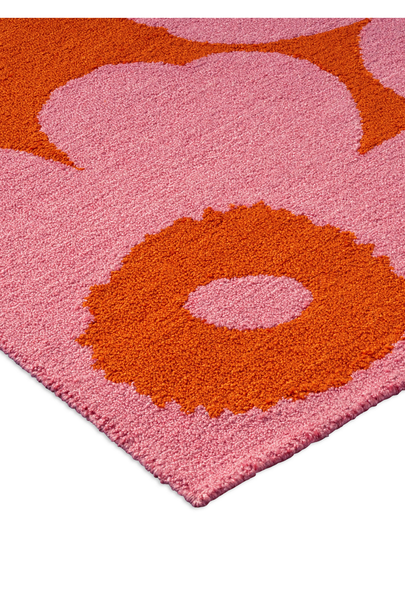 Marimekko 434302 Unikko Pink Orange Outdoor Rug