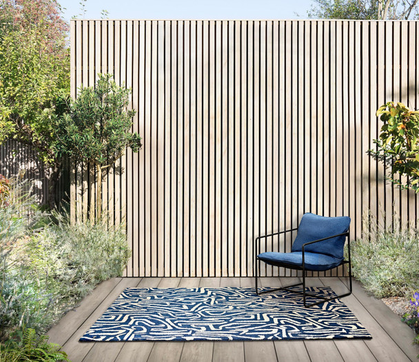 Harlequin 443608 Melodic Blue Outdoor Rug