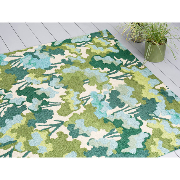 Harlequin 443807 Tree Tops Green Outdoor Rug