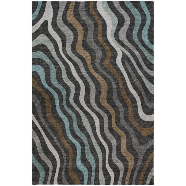 Dalyn Kenner KN4 Black Rug