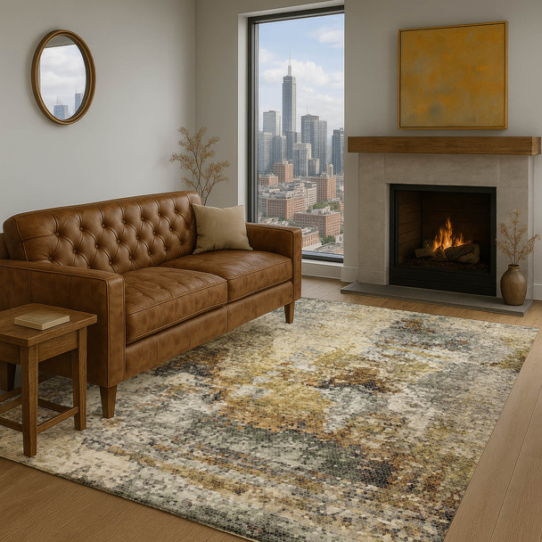 Dalyn Lumara LM2 Khaki Rug