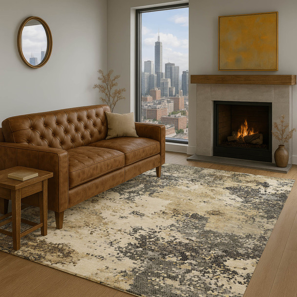 Dalyn Lumara LM4 Pewter Rug