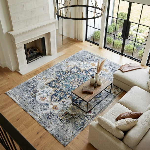 Amer Montana MON-11 Gray Blue Rug