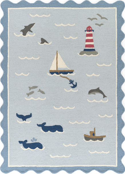 Momeni Lily LIY-7 Blue Rug