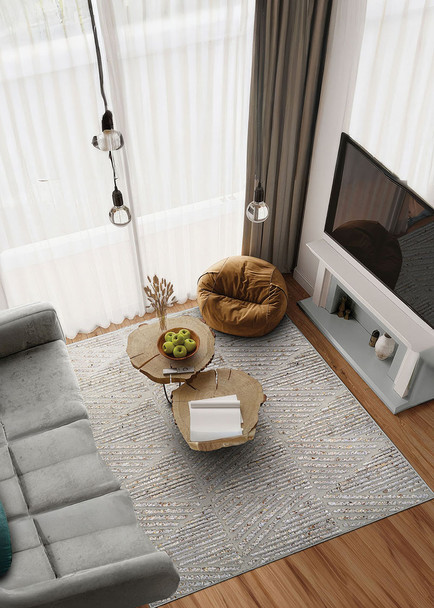 Couristan Hancock 5905 3012 Atlas Grey Rug