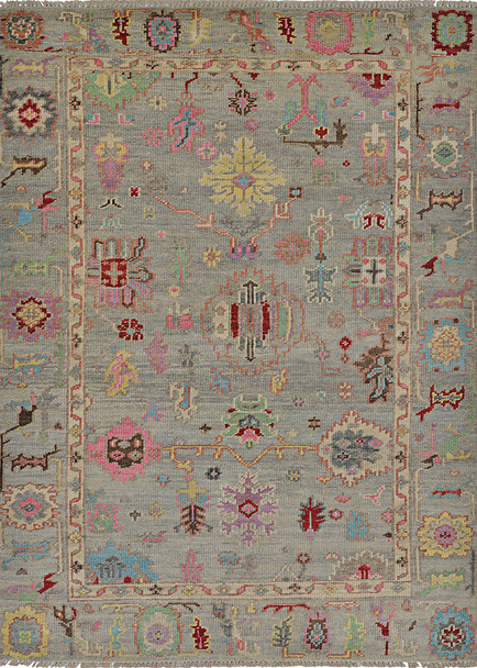 Couristan Utopia Ut01 1003 Juno Silver Multi Rug