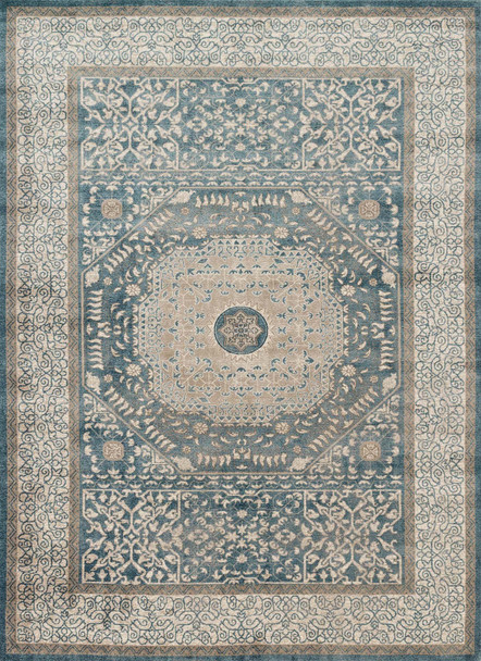 Loloi Century CQ-01 Blue Sand Rug
