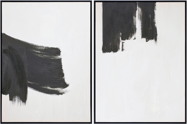 Livabliss Brush Strokes BRUS-001 Framed Art