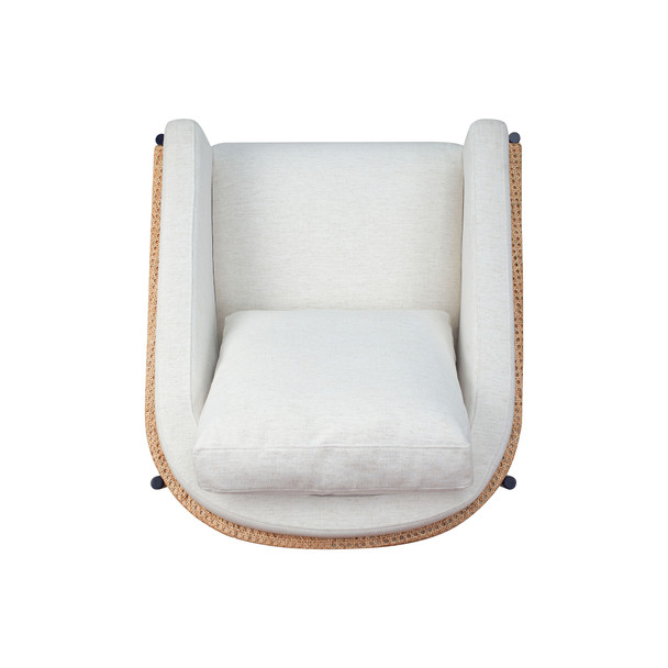 LR Home Ocean 46108 White Accent Chair