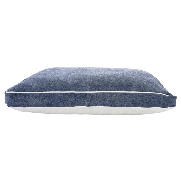 LR Home Poly 20107 Vintage Indigo Blue Ivory Pet Bed