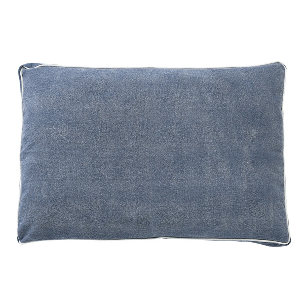 LR Home Poly 20107 Vintage Indigo Blue Ivory Pet Bed