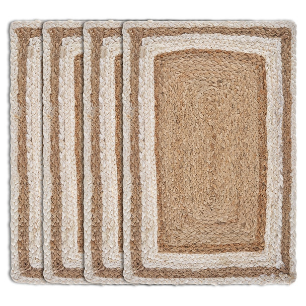 LR Home Classic Jute 04194 Brown Ivory Table Top