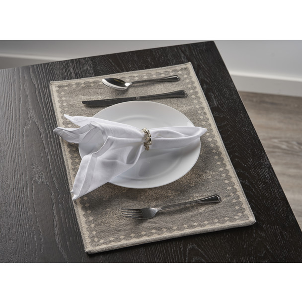 LR Home Special 04710 Gray Cream Table Top
