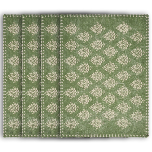 LR Home Jubilee 04712 Green Cream Table Top