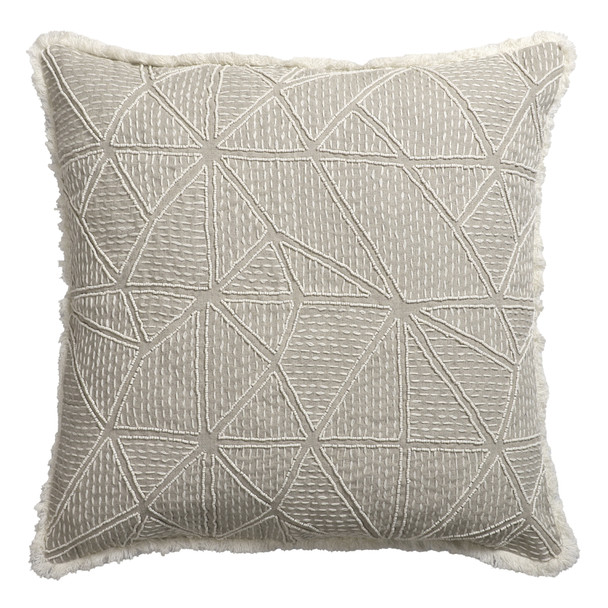 LR Home Odyssey 08266 Taupe Ivory Throw Pillow