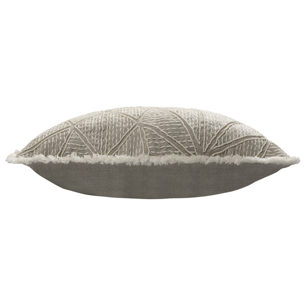 LR Home Odyssey 08266 Taupe Ivory Throw Pillow