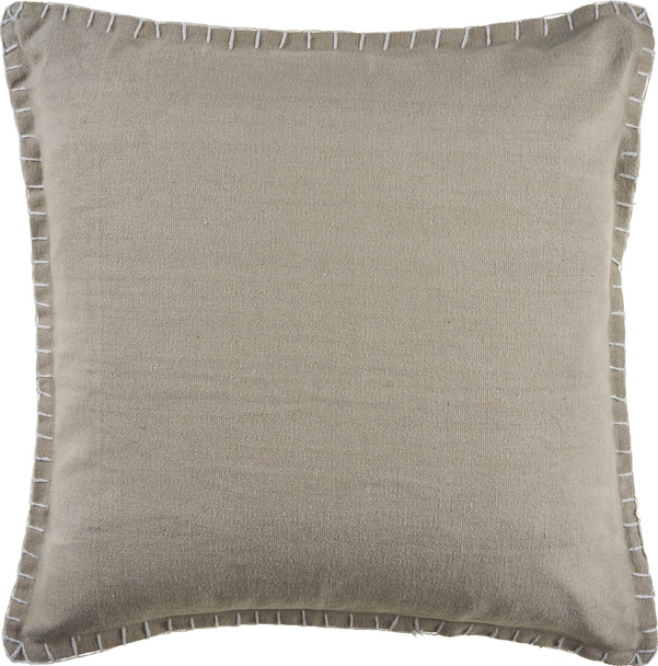 LR Home Vital 07836 Light Gray Throw Pillow