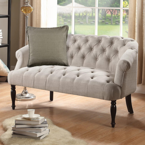 LR Home Vital 07836 Light Gray Throw Pillow
