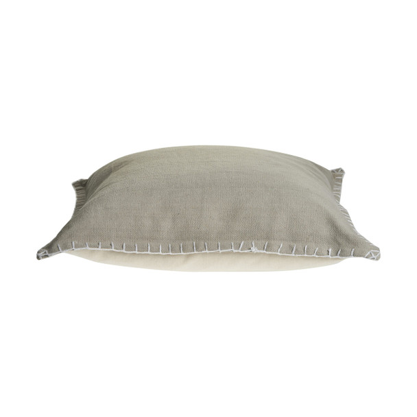 LR Home Vital 07836 Light Gray Throw Pillow