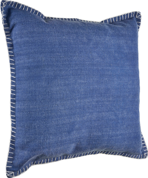 LR Home Vital 07836 Twilight Blue Throw Pillow