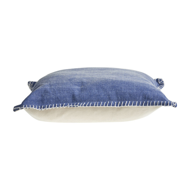 LR Home Vital 07836 Twilight Blue Throw Pillow