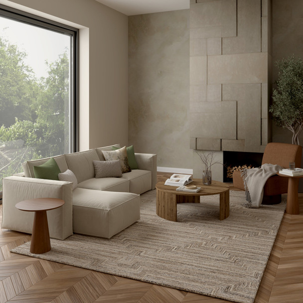 LR Home Delta 82953 Taupe Rug