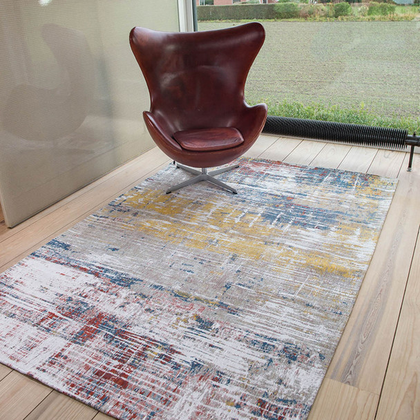 Louis De Poortere Atlantic Streaks 8714 Montauk Multi Rug