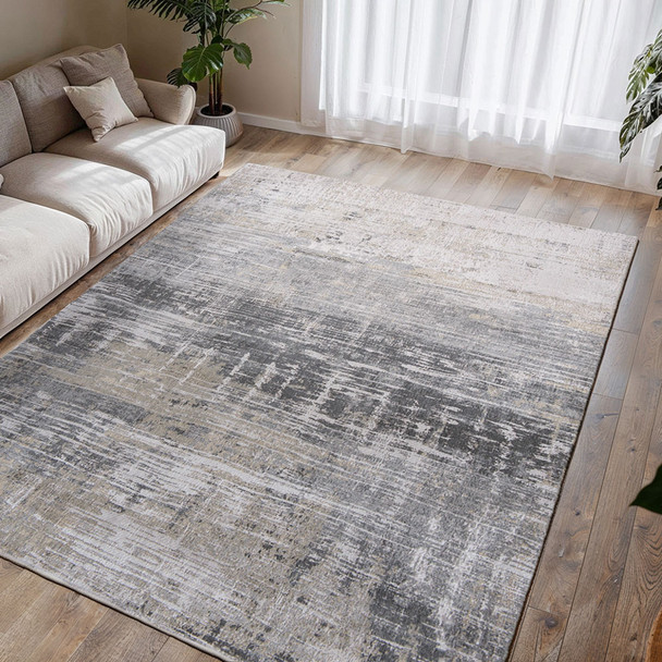 Louis De Poortere Atlantic Streaks 8716 Coney Grey Rug
