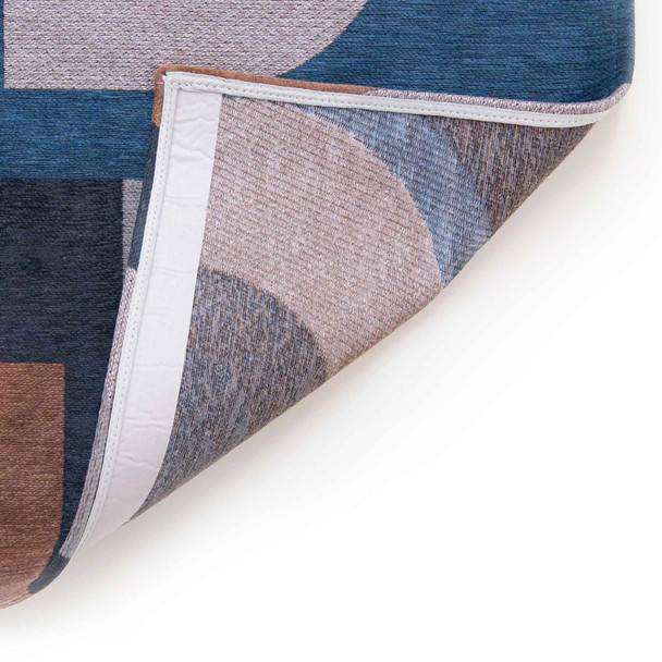 Louis De Poortere Nuance Module 9196 Camel Blue Rug