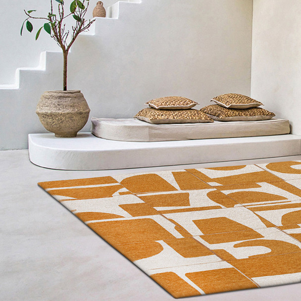 Louis De Poortere Craft Papercut 9367 Curry Rug