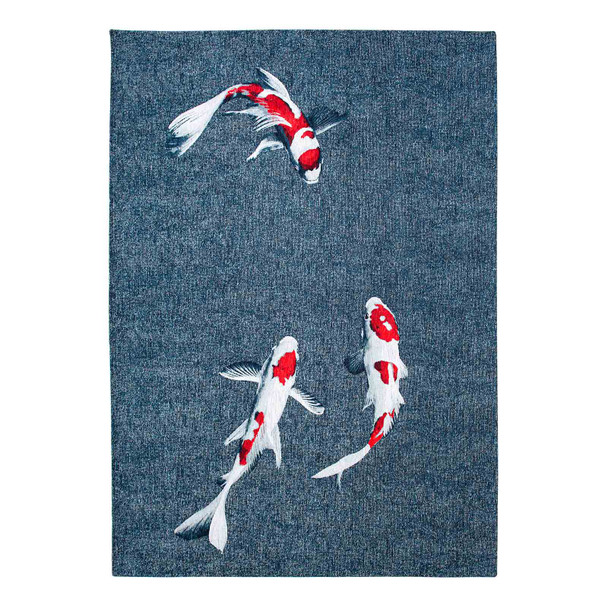 Louis De Poortere Pop Koi 9390 Japanese Pond Rug
