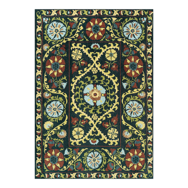 Louis De Poortere Antiquarian Suzani 9729 Bavaria Rug