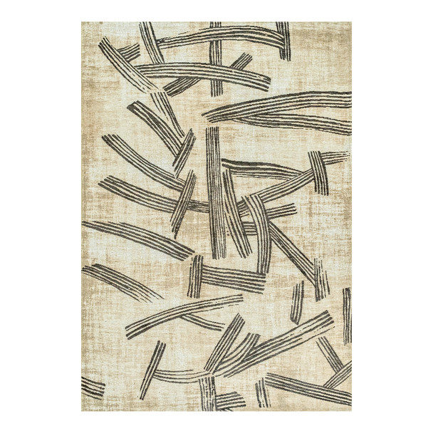 Louis De Poortere Meditation Kanji 8332 Slate Rug