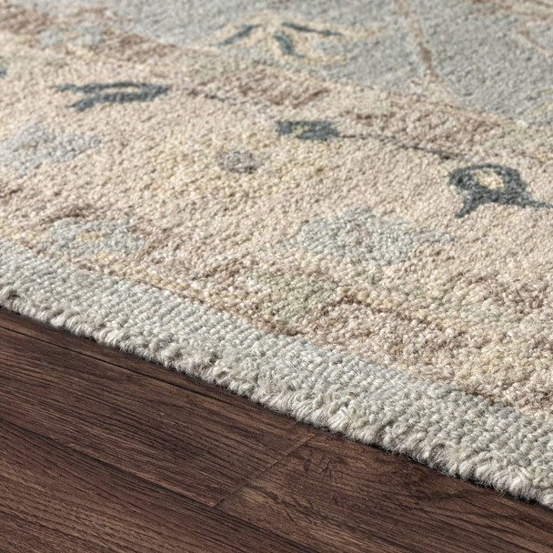LR Home Ambrose 83107 Blue Cream Rug