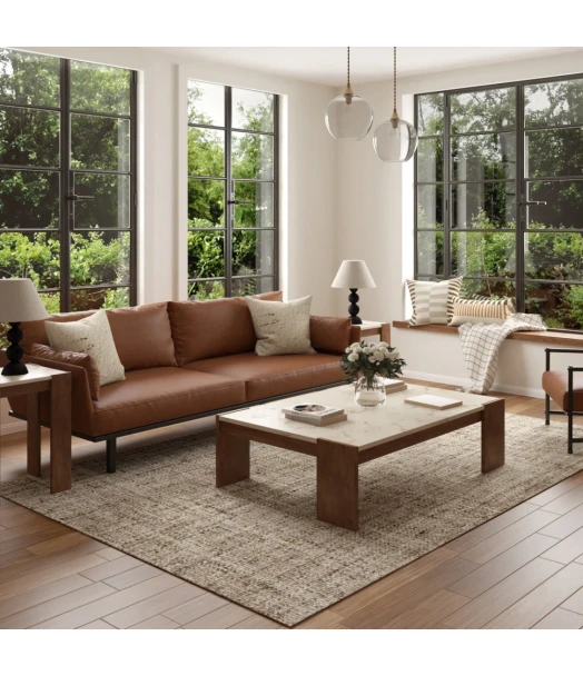 LR Home Charleston 82878 Taupe Ivory Rug