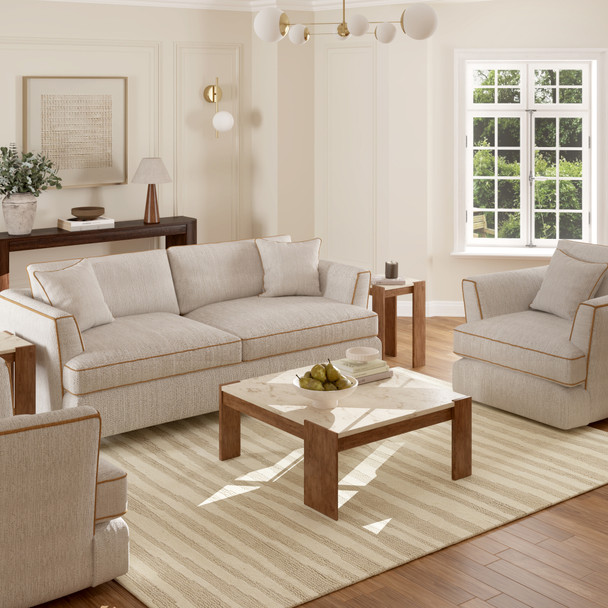 LR Home Norwood 82993 Ivory Beige Rug