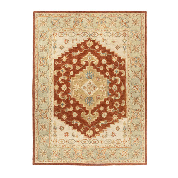 LR Home Petros 82987 Red Beige Rug