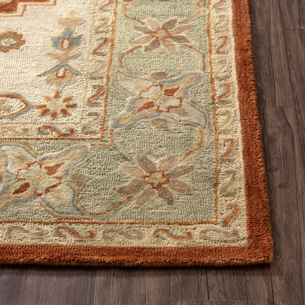 LR Home Petros 82987 Red Beige Rug