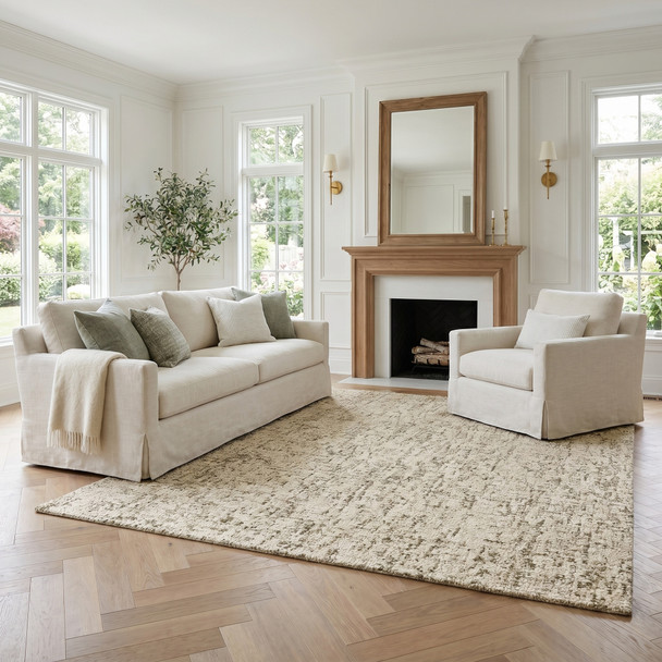 LR Home Trace 83099 Sage Green Rug