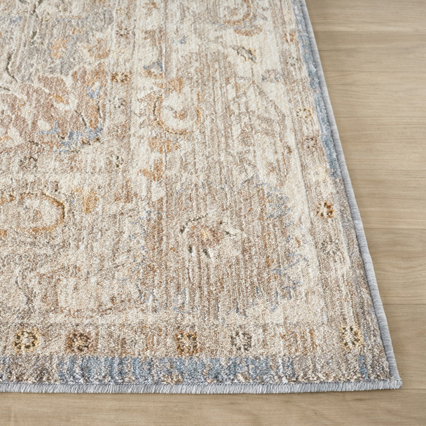 LR Home Viola 83124 Blue Ivory Rug