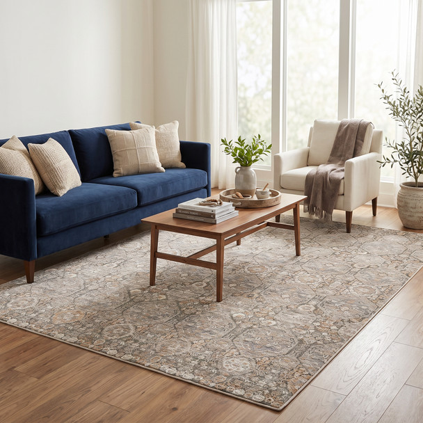 LR Home Viola 83133 Beige Multi Rug