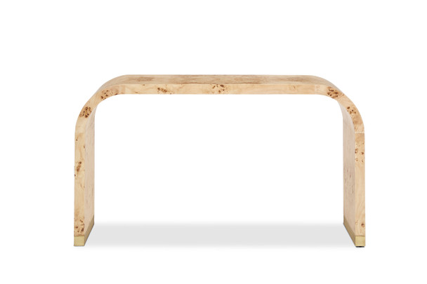 LR Home Burl 31084 Burl Wood Console