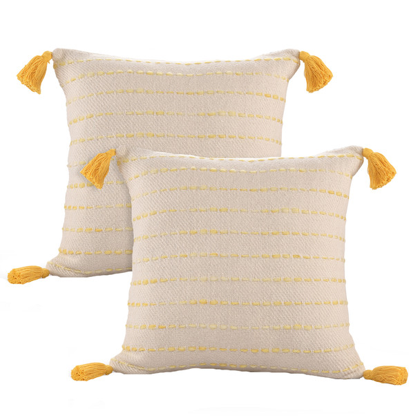 LR Home Torrent 08727 Golden Yellow Ivory Pillow