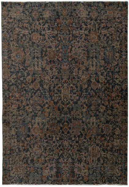 Dynamic Atlanta 11761-599 Navy Multi Rug