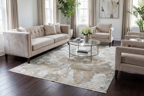 Dynamic Denali 11631-189 Cream Beige Grey Rug
