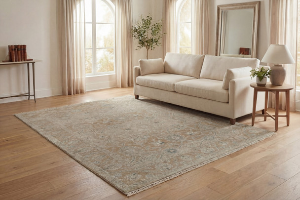 Dynamic Solace 17922-196 Cream Grey Rust Rug