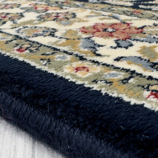 Dynamic Ancient Garden 57078 3434 Blue Ivory Custom Runner - 26" Wide