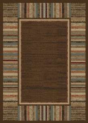 Concord Soho 6128 Border Brown Area Rug