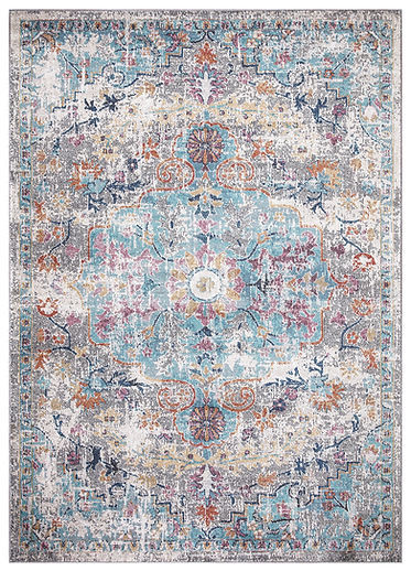 Concord Vintage 7326 Azure Gray Area Rug