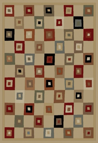 Concord Soho 6012 Village Square Ivory Area Rug